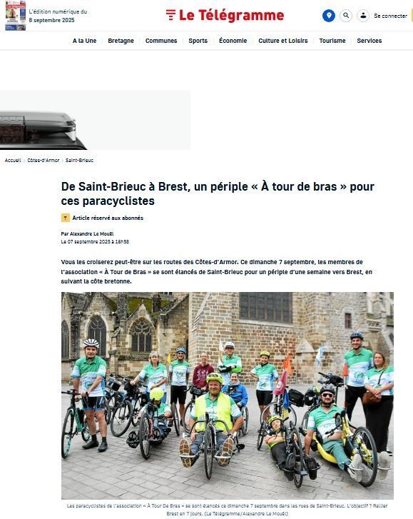Telegramme à Tour de Bras Water Connect