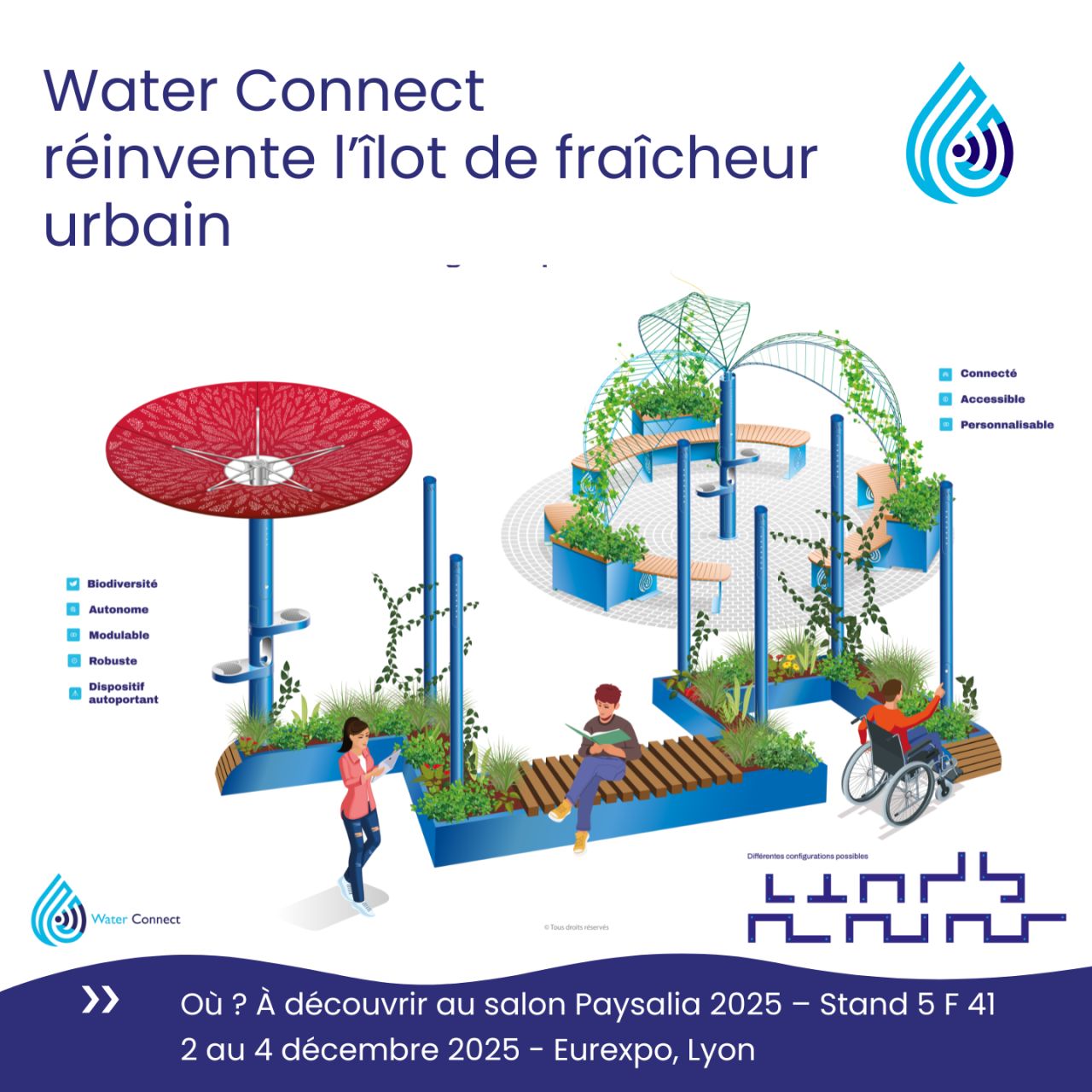 Water Connect Réinvente l'îlot de chaleur urbain