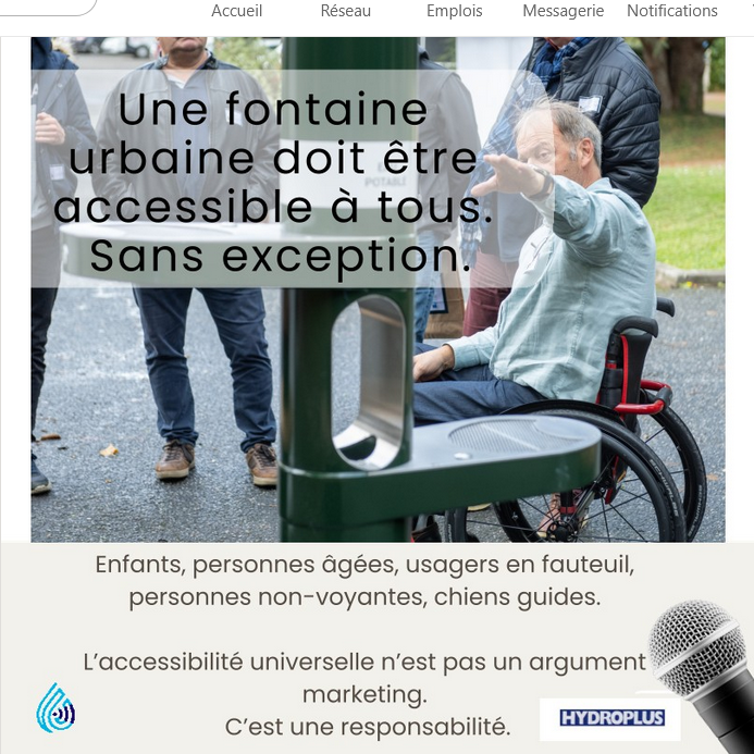 L'accessibilité universelle n'est pas un argument marketing, c'est une responsabilité.